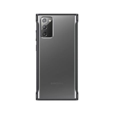 Husa Samsung Galaxy Note 20, Clear Protective, Cu Margine Neagra